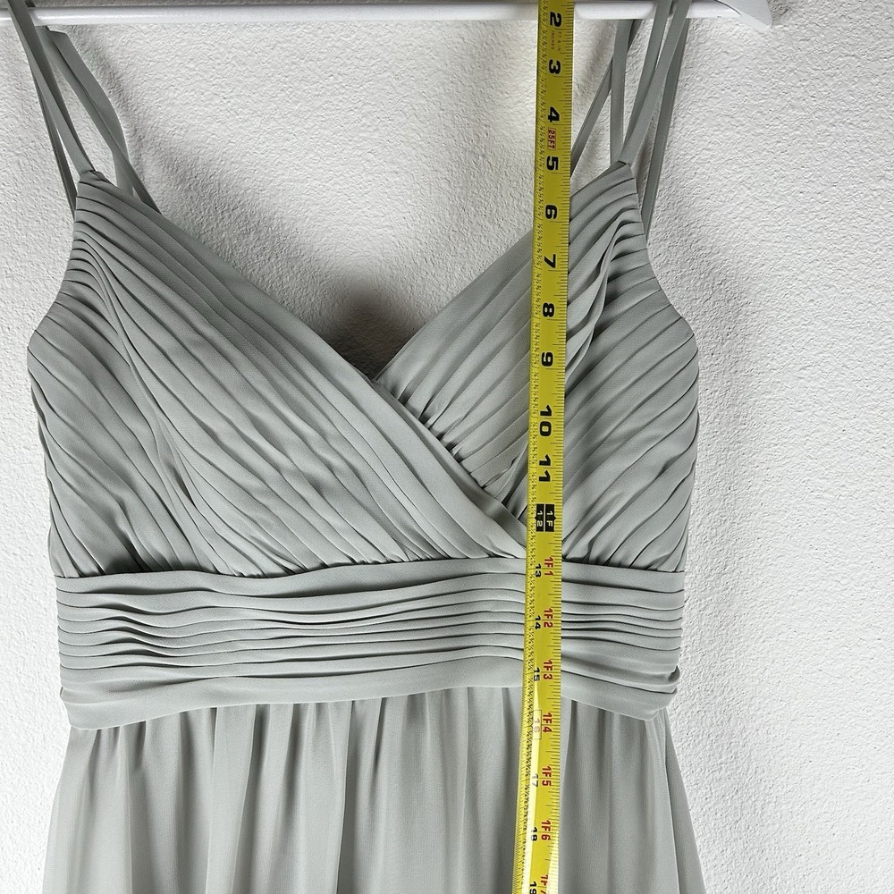 Sorella Vita Long Formal‎ Dress Bridesmaid Dress Party Dress Sea Glass Sz 10 - Picture 15 of 16